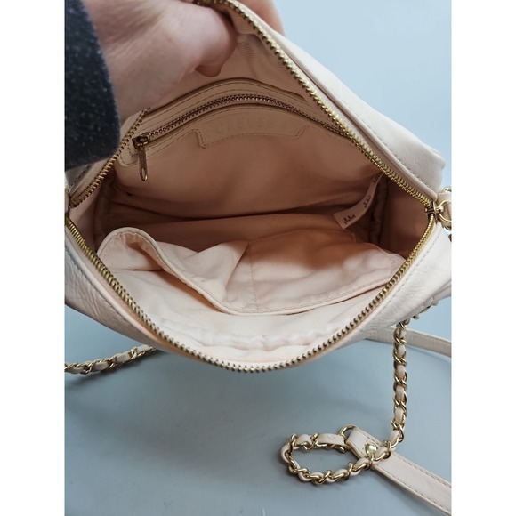 Forever 21 Blush Pink Quilted Faux Leather Shoulder Purse Gold Tone Hardware - Picture 13 of 13